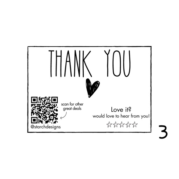 Various design Small Business Thank U StiX - Picture 7 of 16